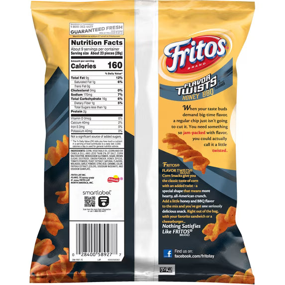 Fritos Twists Honey BBQ