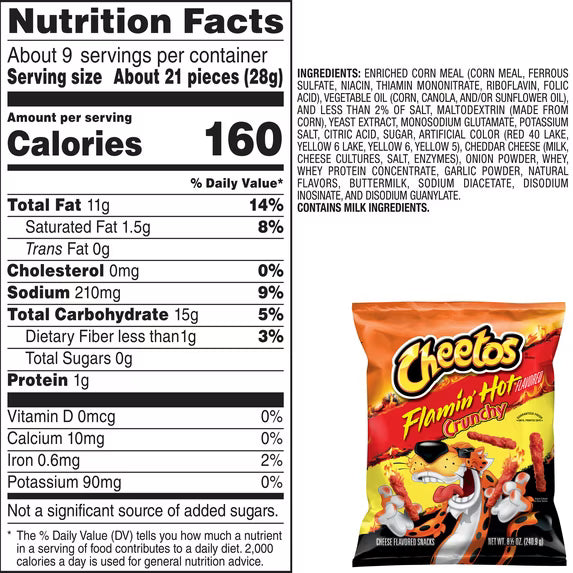 Cheetos Flamin Hot