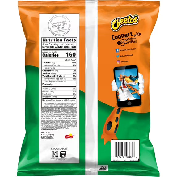Cheetos Crunchy Cheddar Jalapeño